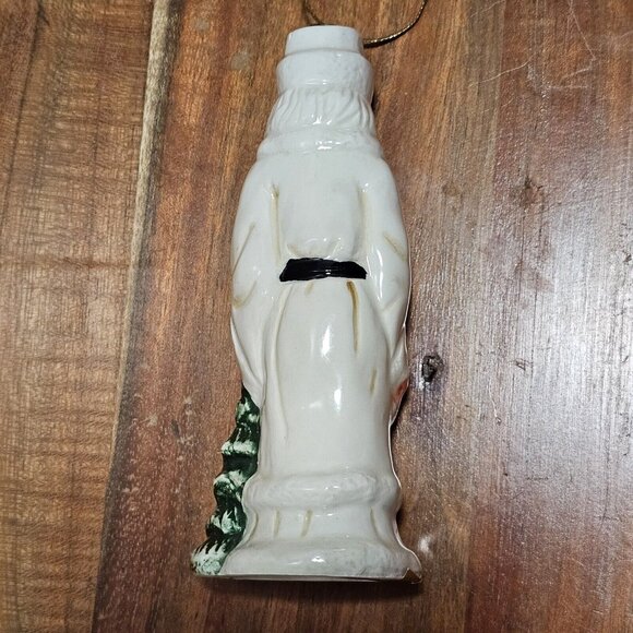 Enesco Santa Christmas Tree Ornament 4.25" Porcelain 1995 Vintage Holiday Decor - Picture 3 of 7